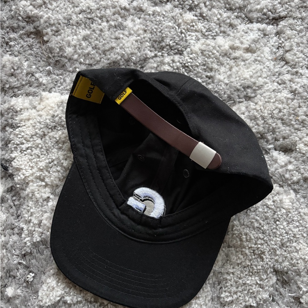 Golf LeFleur tyler the creator Classic Black Cap with White Initial - Picture 2 of 2